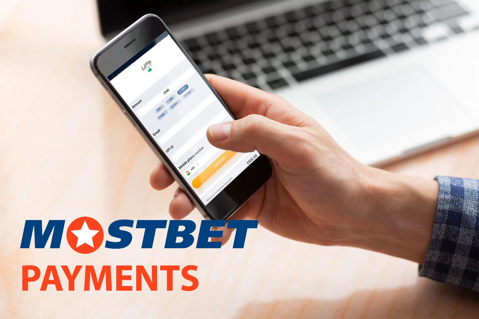 You can choose the most convenient payment method to deposit or withdraw funds via the Mostbet mobile app.