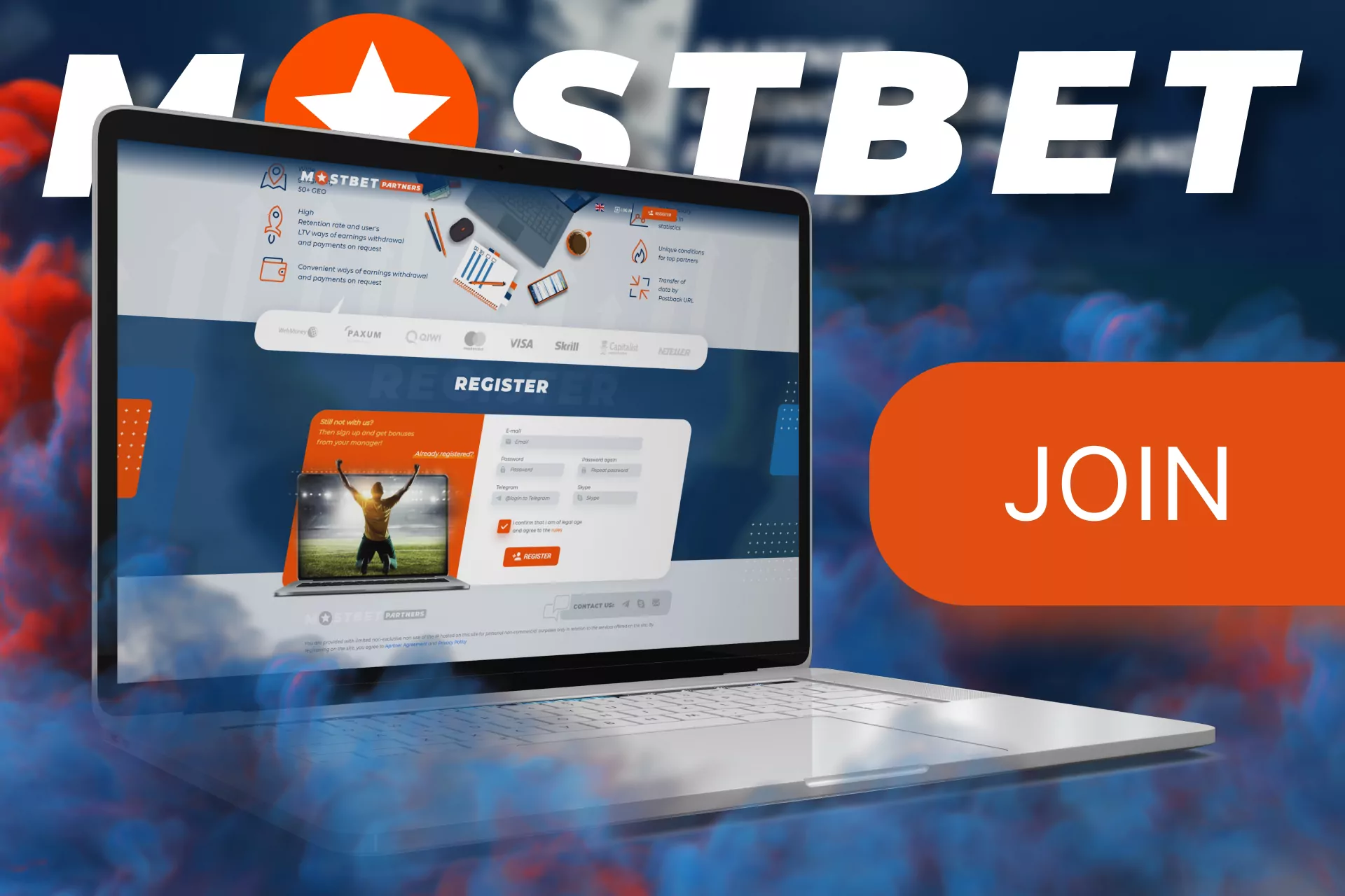 Join Mostbet's affiliate program, find out how easy it is to do.