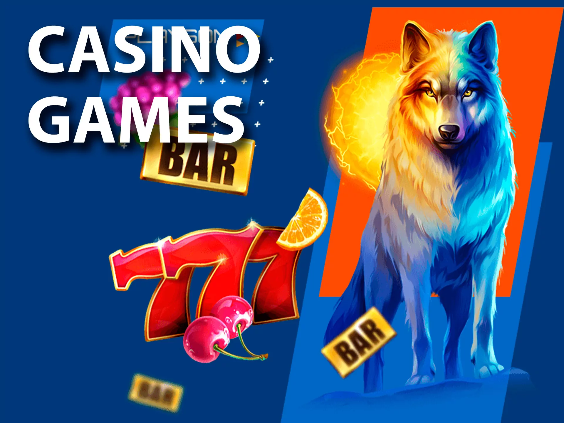 Except betting, you can play casino games at Mostbet.