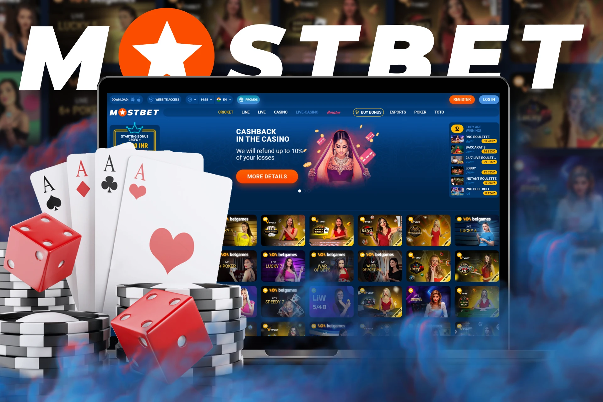 At Mostbet, start playing Blackjack.