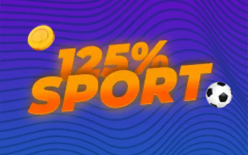 All sports fans have access to a hefty 125% first deposit bonus from Mostbet.