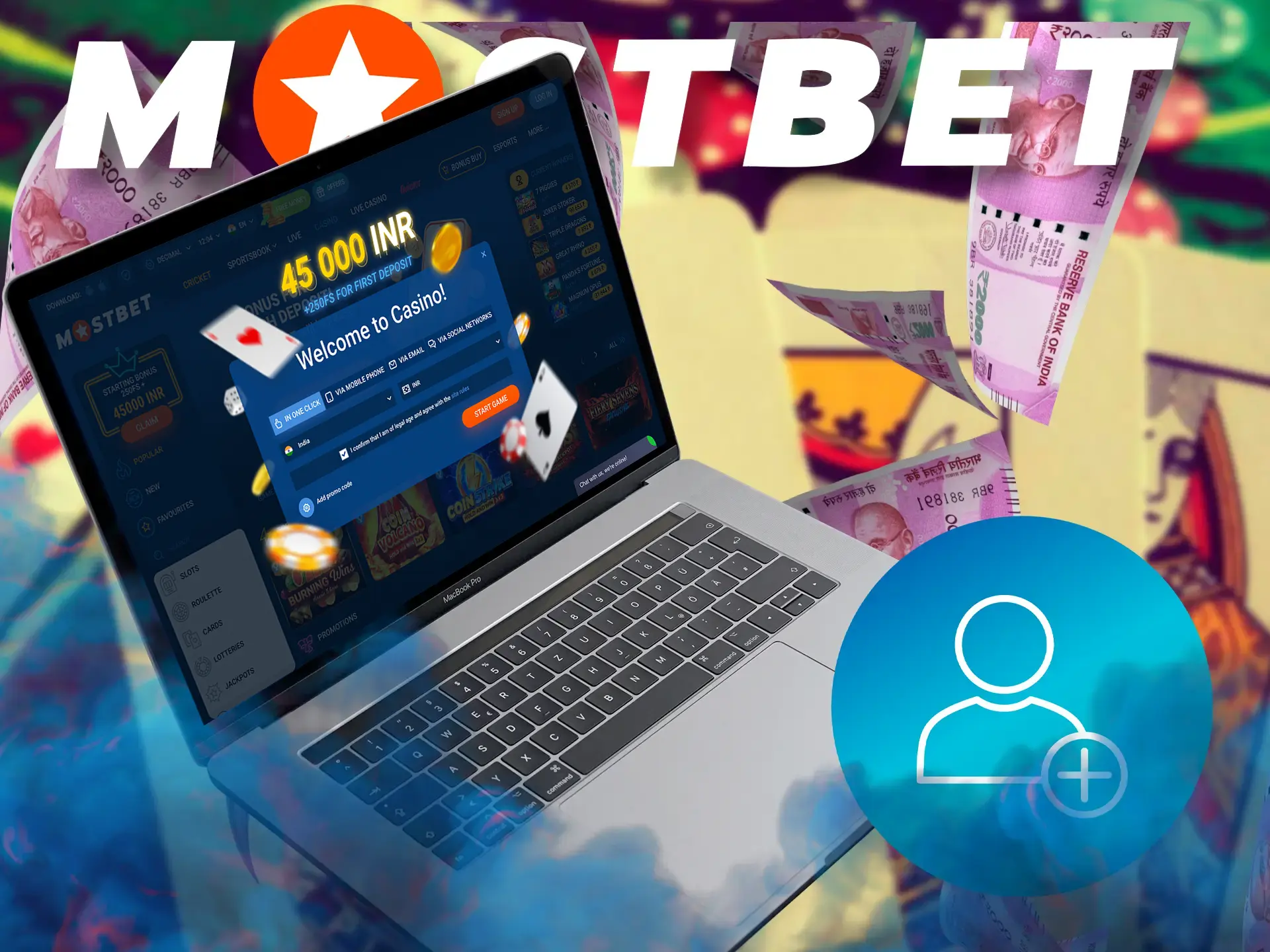 It is important to realise that to start catching big wins you must create and fund your Mostbet account.