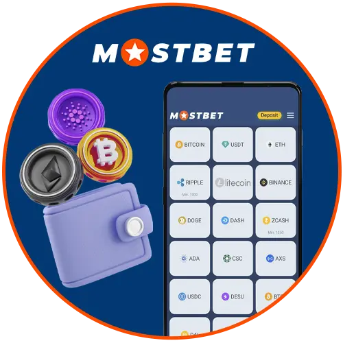 Make deposits at Mostbet Casino using cryptocurrency and get extra bonuses.