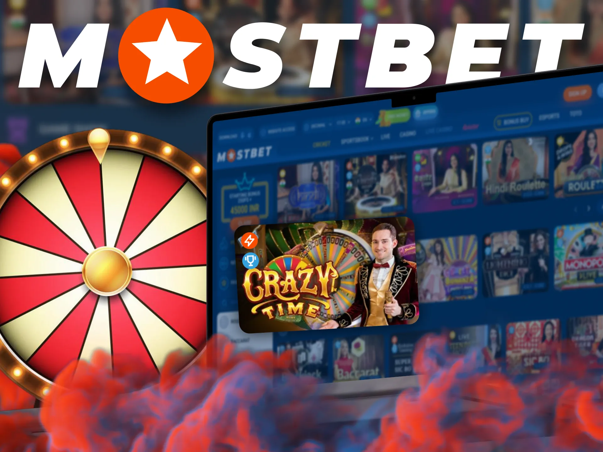 Learn the rules about Crazy Time game at Mostbet.