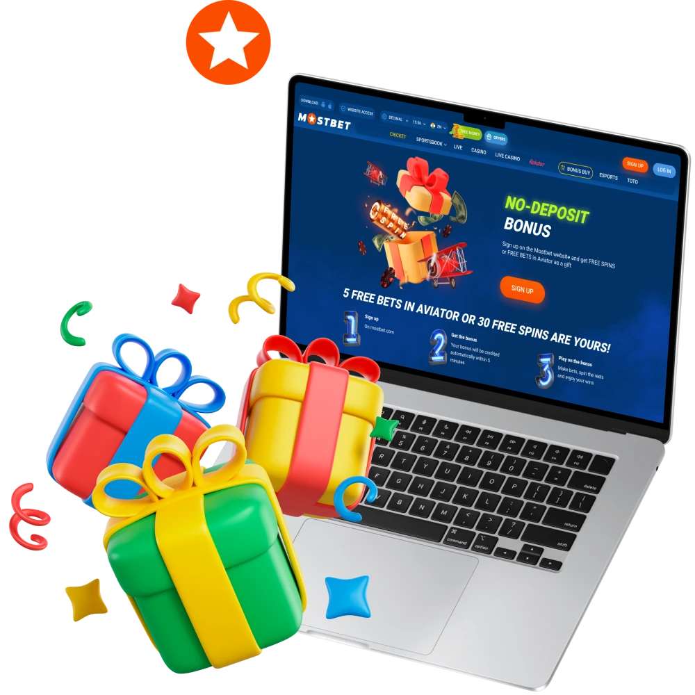 Go to Mostbet official website and get a no deposit bonus.