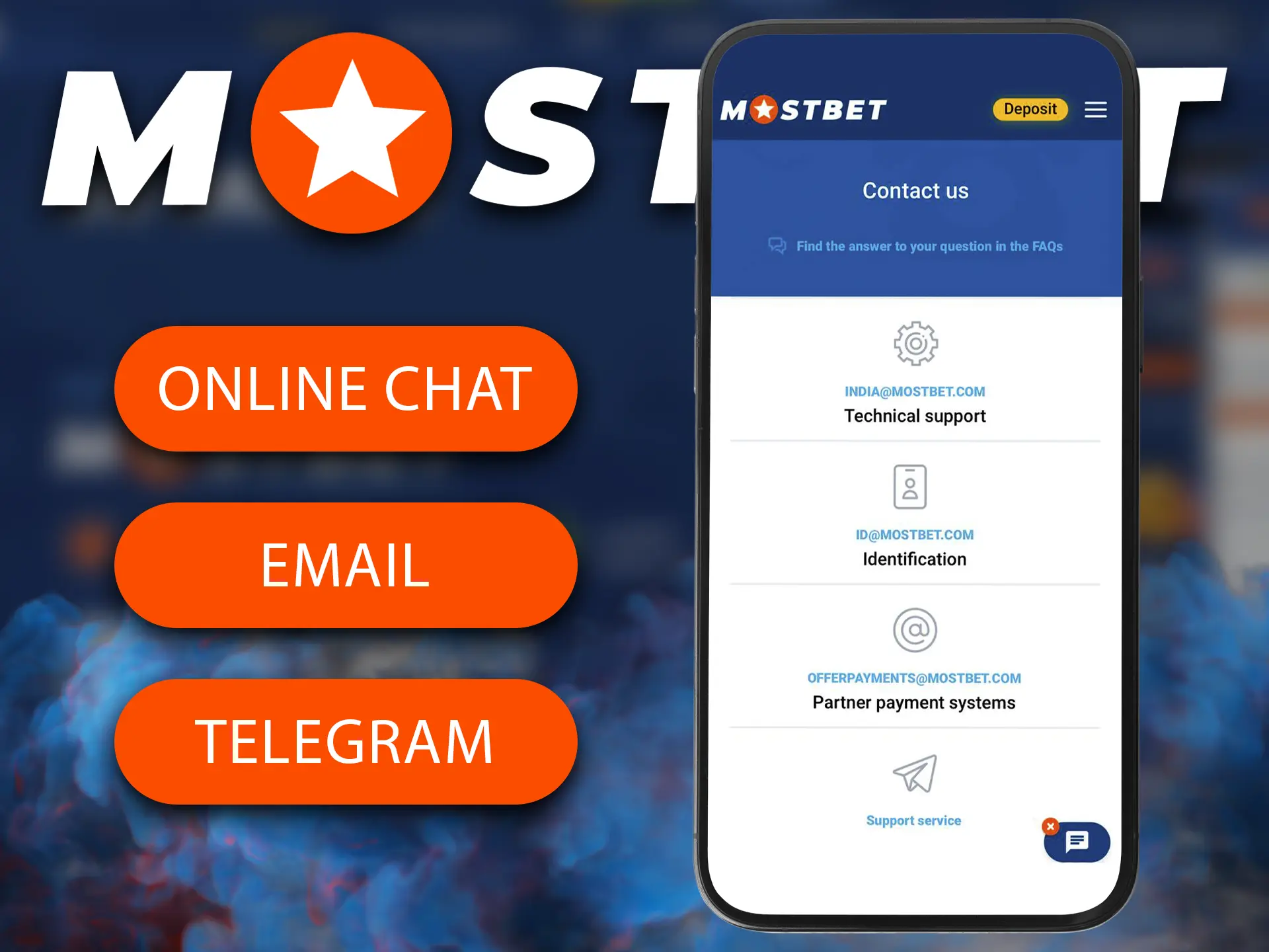 Use the contacts from the article to contact Mostbet and resolve disputes.