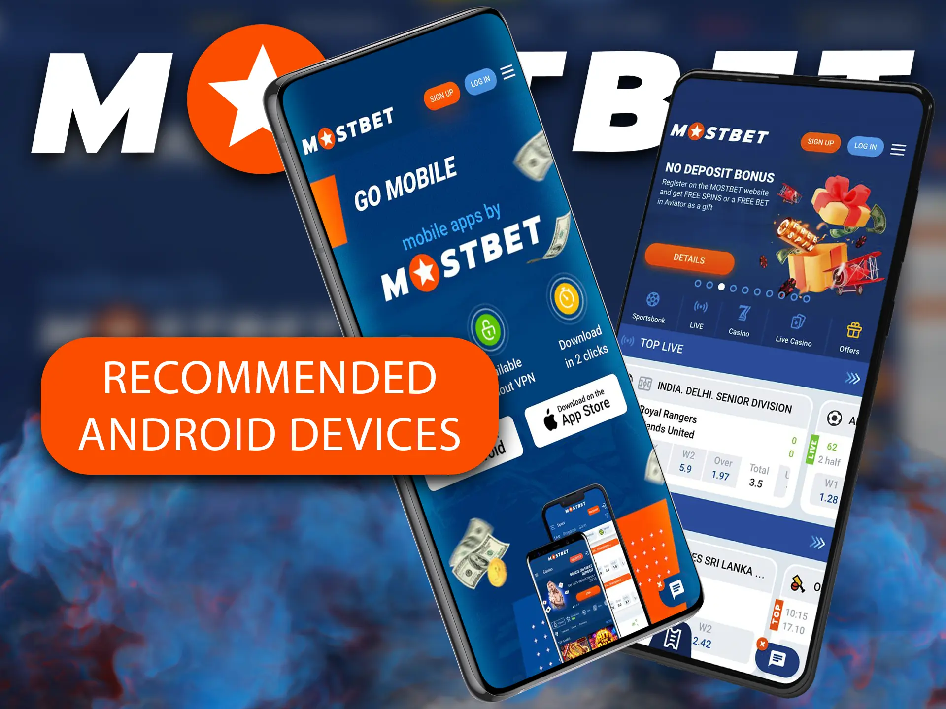 Determine if your Android device is suitable to install the Mostbet app.