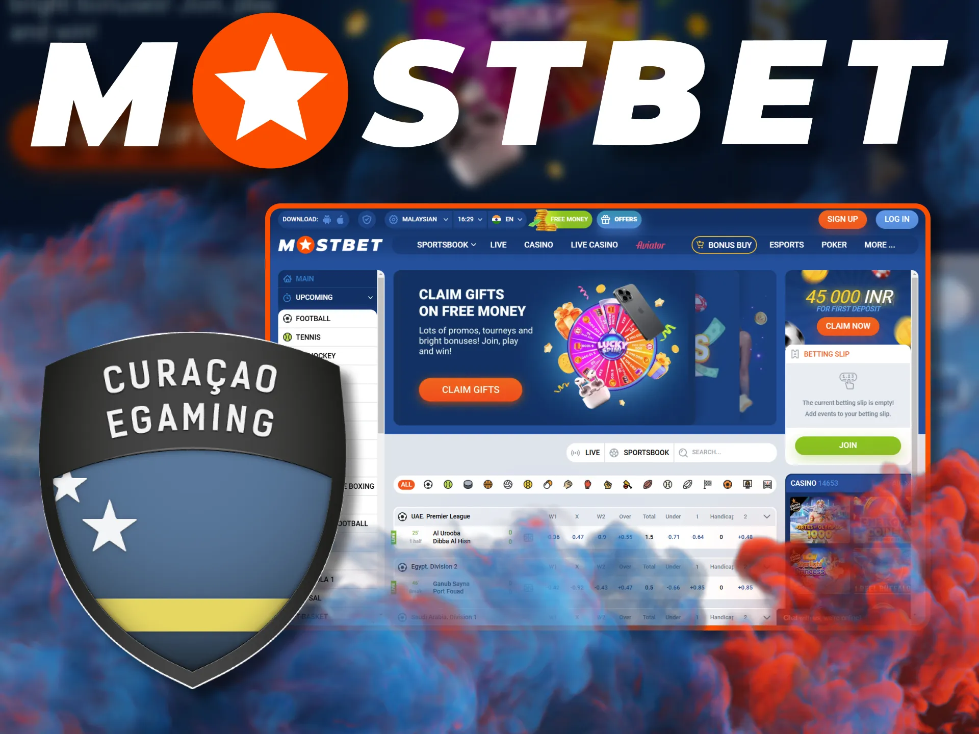 Mostbet is a legal and secure platform.