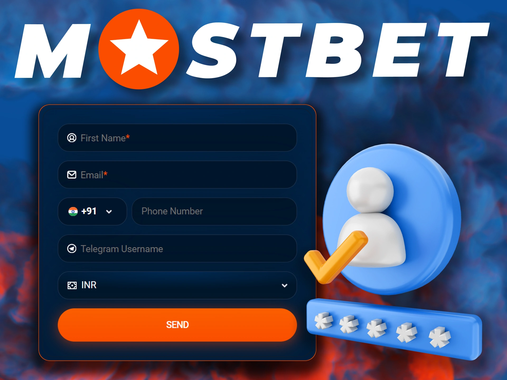 How to start registration in Mostbet Cash.