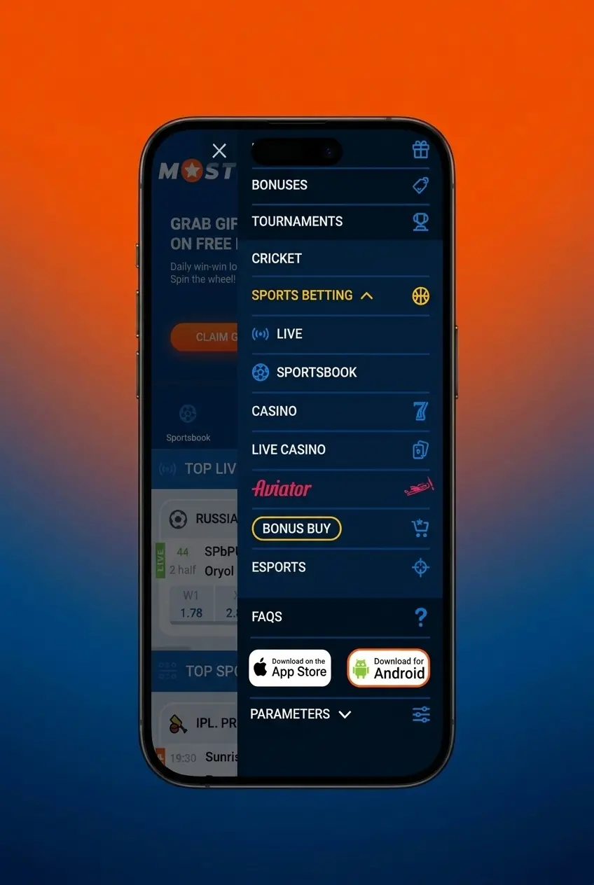 Mostbet APK Android installation 4 steps guide enable unknown sources download install and open app