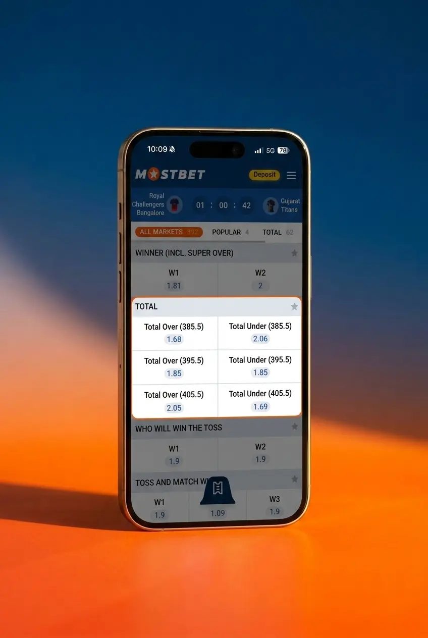 Step-by-step guide to placing basketball bets on Mostbet sportsbook interface with INR betting options