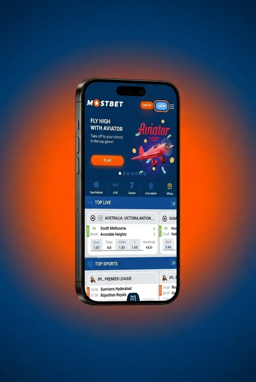 Mostbet account login page showing email, password fields and social sign-in options for Google, Facebook, and Telegram