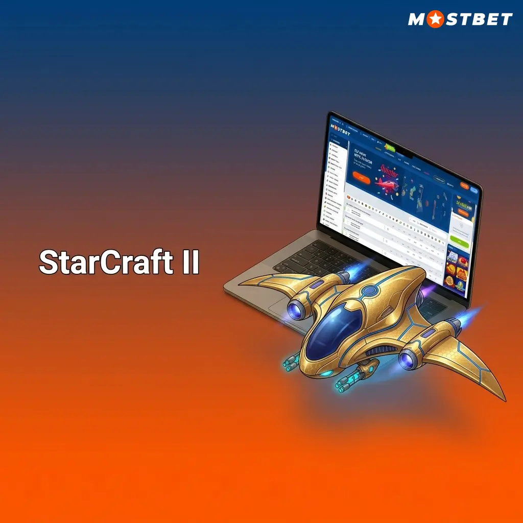 StarCraft II esports betting on Mostbet with markets for GSL, ESL Masters, and DreamHack SC2 tournaments
