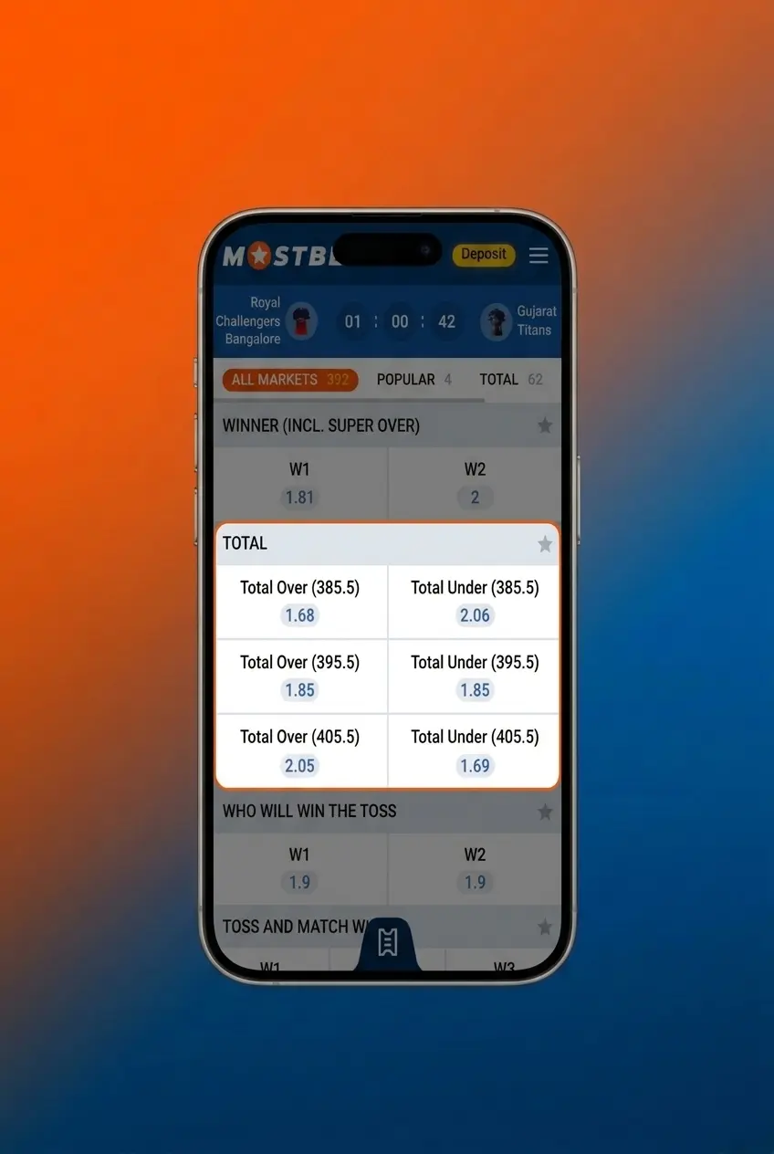 Steps to start betting in the Mostbet app showing a 5-step guide for placing bets quickly on sports markets
